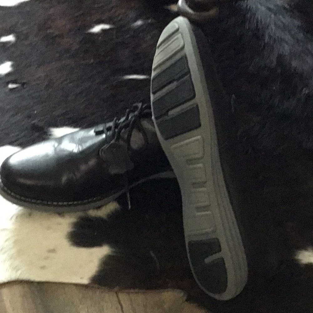Men’s Denver Hayes lace up black shoes